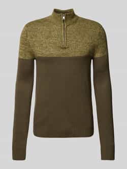 Blend Gebreide pullover met opstaande kraag