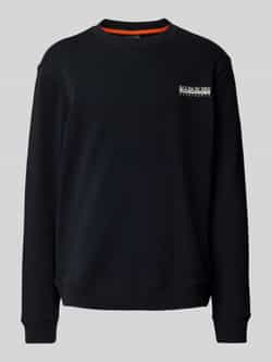 Napapijri Sweatshirt met labelprint model 'SOVANA'