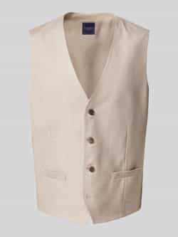 Christian Berg Men Gilet met strookzakken model 'GIL'