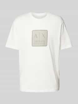 Armani Exchange T-shirt met labelprint