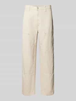 Carhartt Work In Progress Regular fit broek met verstevigde knieën model 'WALTER'