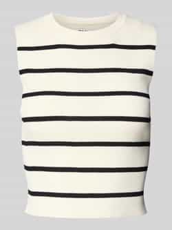 Only Korte top met streepmotief model 'MAJILI'