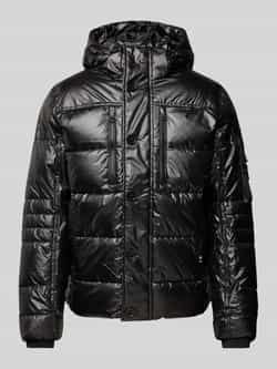 Tom Tailor Regular fit gewatteerd jack met afneembare capuchon