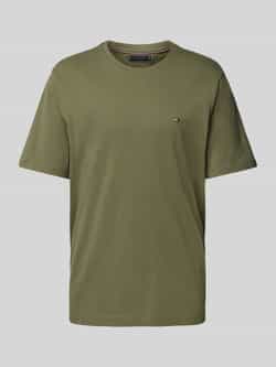 TOMMY HILFIGER Heren Polo's & T-shirts Ess Seasonal Reg Fit Solid Tee Olijf