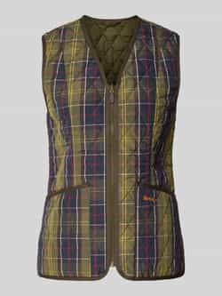 Barbour Regular fit gilet met all-over motief model 'TARTAN BETTY LINER'