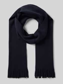 JOOP! Collection Sjaal van wolmix met franjes