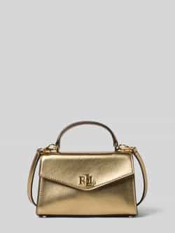 Lauren Ralph Lauren Handtas met labelapplicatie en schouderband
