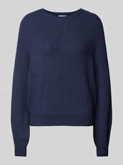 Christian Berg Woman Oversized gebreide pullover van viscosemix met ronde hals