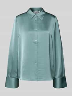 Essentiel Antwerp Oversized blouse met lange mouwen en overhemdkraag model 'IPOMOEA'