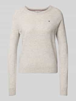 Tommy Hilfiger Regular fit gebreide pullover van een mix van wol en kasjmier