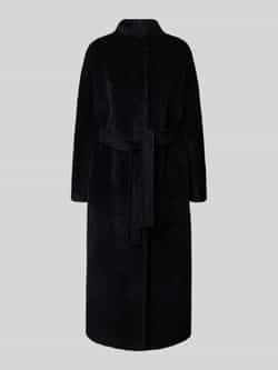 Max Mara Studio Lange wollen jas van alpacamix model 'FERITO'