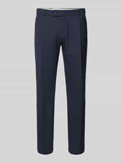 CG Club of Gents Regular fit pantalon met persplooien model 'Peter'