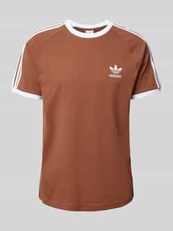 Adidas Originals Adicolor Classics 3-Stripes T-Shirt Bruin- Heren Bruin