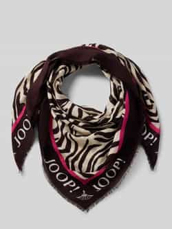 Joop! Zebra Patroon Sjaal met Roze Accents Multicolor Dames