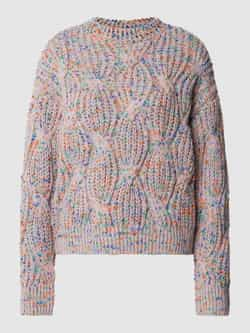 YAS Gebreide pullover met kabelpatroon model 'Confetti'