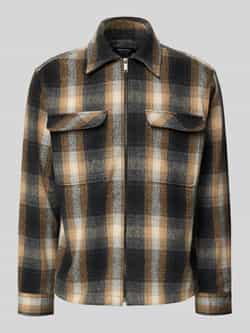 MCNEAL Regular fit overhemdjack met wol