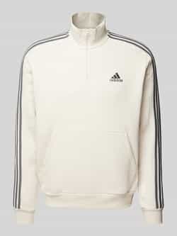 Adidas Sweater Essentials Fleece 3-Stripes 1 4-Zip Sweatshirt