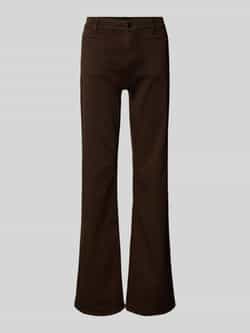 CAMBIO Flared cut broek met paspelzakken model 'TESS'