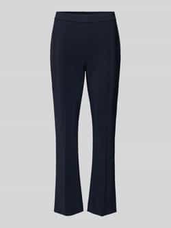 RAFFAELLO ROSSI Bootcut stoffen broek met vaste persplooien model 'MACY'