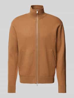 Drykorn Gebreid jack met ritssluiting model 'Janor'