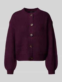 Vero Moda Relaxed fit gebreid jack met enkele knoopsluiting model 'LEA'