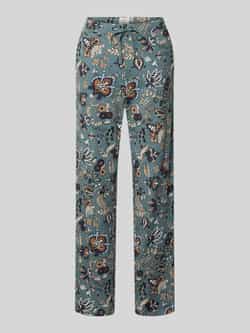 Schiesser Regular fit pyjamabroek met tunnelkoord