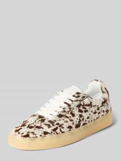 Copenhagen Sneakers van echt leer met all-over dierenprint