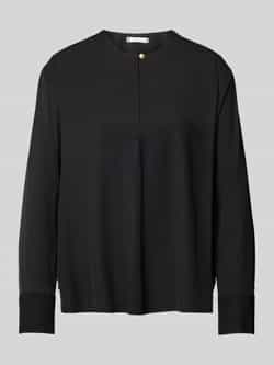 Tommy Hilfiger Blouse van pure viscose met labeldetail model 'FLUID'