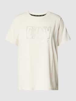 DKNY PERFORMANCE T-shirt met siersteentjes