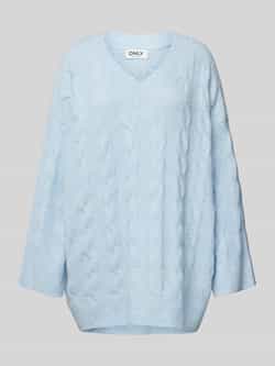 Only Loose fit gebreide pullover met kabelpatroon model 'JEANETT'