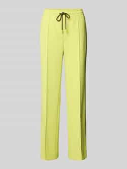 Marc Cain Straight fit broek met tunnelkoord