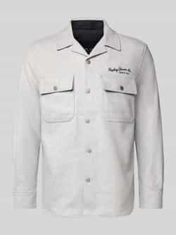 Replay Regular fit overhemdjack met lanawol