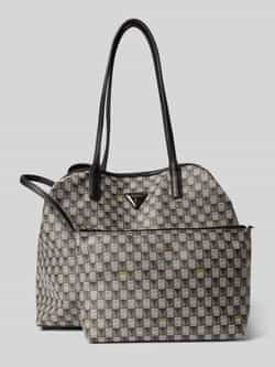 Guess Handtas met labelapplicatie model 'WAVE'