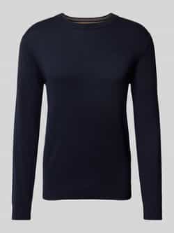 Tom Tailor Trui met ronde hals met geborduurd logo