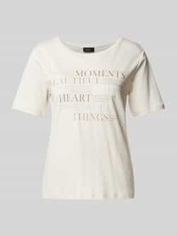 Monari T-shirt met statementprint