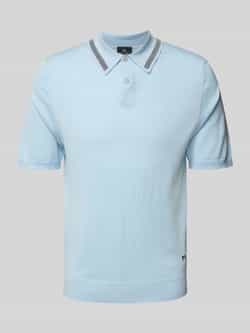 Paul Smith Regular fit poloshirt met labelstitching
