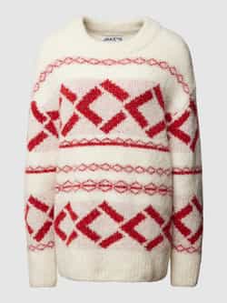 JAKE*S STUDIO WOMAN Oversized pullover met grafisch motief