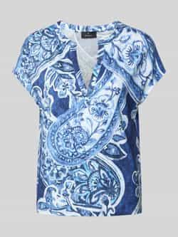 Monari T-shirt met tuniekkraag