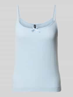 Pieces Slim fit top met bandjes van puur katoen model 'MARIE'