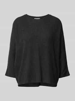 Tom Tailor Denim Loose fit met 7 8 mouwen en wafelstructuur
