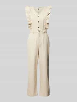 Pieces Denim jumpsuit met ruches