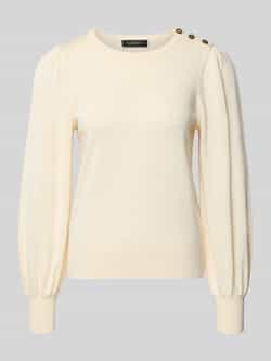 Lauren Ralph Lauren Gebreide pullover met knopen model 'DONTREY'
