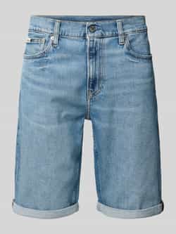 Calvin Klein Jeans Korte slim fit jeans met labeldetail