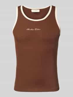 ANOTHER COTTON LAB Tanktop met labelstitching