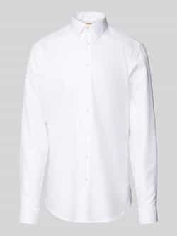 Jake*s Slim fit zakelijk overhemd met extra lange mouwen