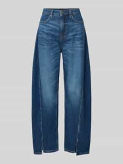 Boss Orange Wide leg jeans met steekzakken model 'BALOON SPLIT'