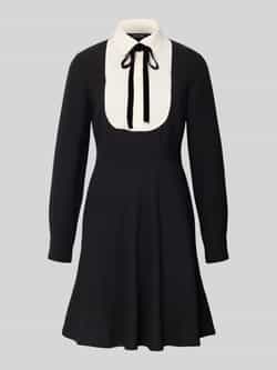 Lauren Ralph Lauren Knielange jurk met strikdetail model 'LEYTHIA'