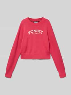 Tommy Hilfiger Teens Loose fit gebreide pullover van puur katoen
