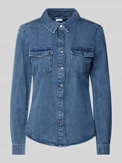 Vero Moda Regular fit overhemdblouse met katoen model 'JENNIE'