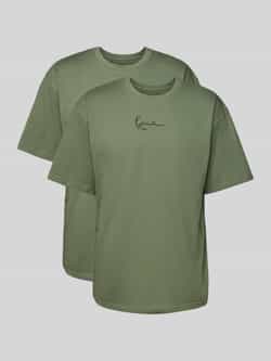 Karl Kani T-shirt met labelstitching